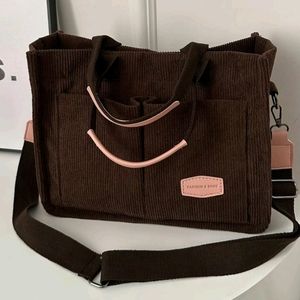 Brown Corduroy Bag Ships February 10th!